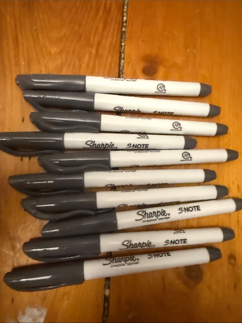 Sharpie S-Note Gray and White Retractable Pens - Lot